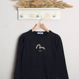 Shirt con Ricamo Caldo Cotone