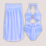 Geblümter Anzug mit Shorts