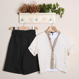 Coordinato Con Bermuda+Camicia+T-Shirt