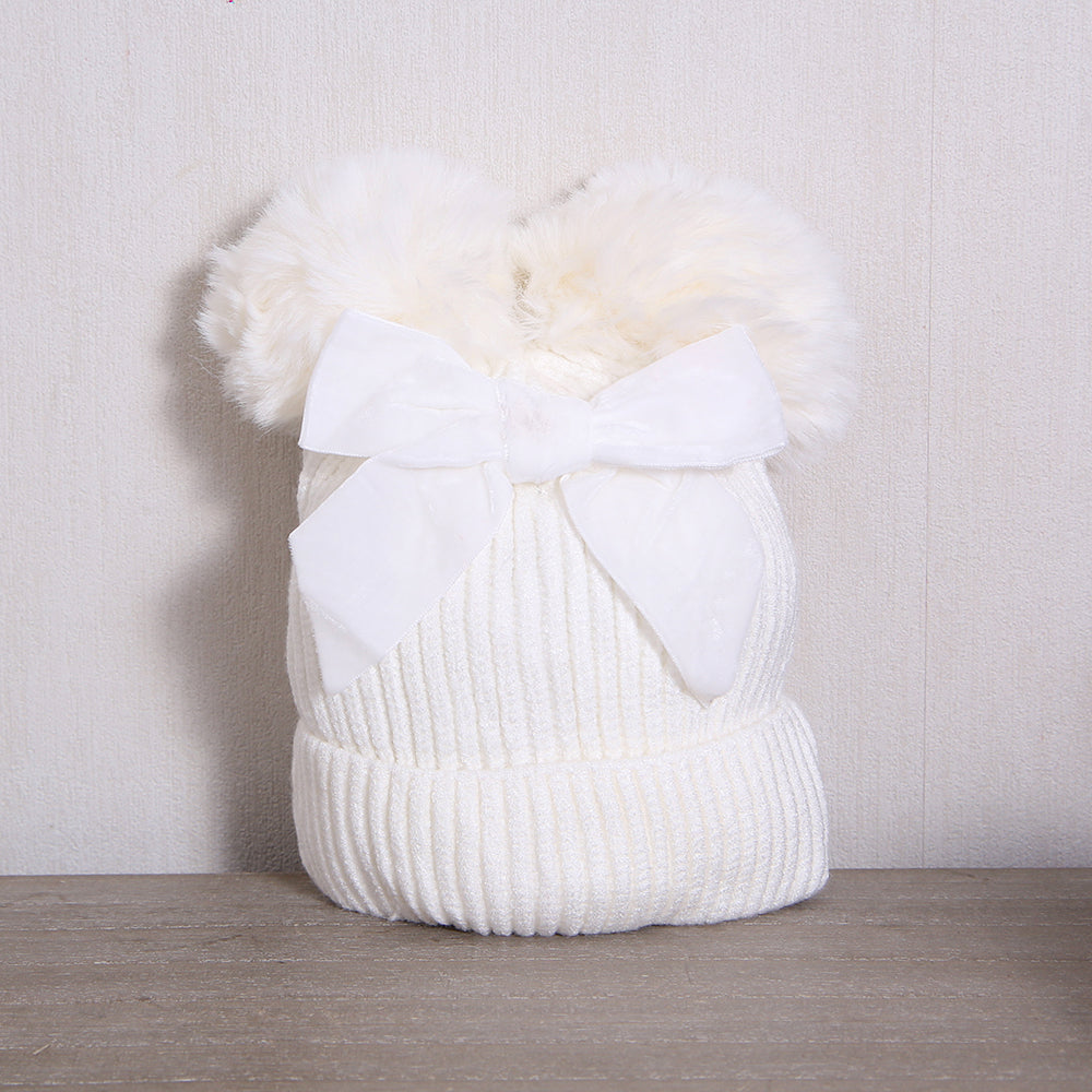 Cappellino Doppio Pom Pom