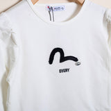 Shirt con Ricamo Caldo Cotone