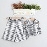 Completo Pied De Poule Con Short
