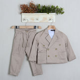 Completo Elegante Con Pantalone+Giacca+T-Shirt