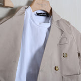 Completo Elegante Con Pantalone+Giacca+T-Shirt