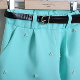 Geblümter Anzug mit Shorts