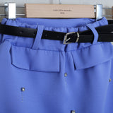 Geblümter Anzug mit Shorts