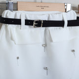 Geblümter Anzug mit Shorts