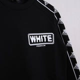 Fleece-Sweatshirt mit Rundhalsausschnitt