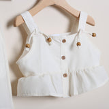 Geblümter Anzug mit Shorts