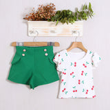 Kirschanzug mit Shorts