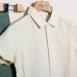 Completo In Lino Con Bermuda