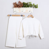 Completo Tuta Oversize Con Pantalone Gamba Larga