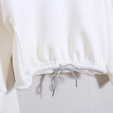 Completo Tuta Oversize Con Pantalone Gamba Larga