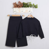 Completo Tuta Oversize Con Pantalone Gamba Larga