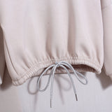 Completo Tuta Oversize Con Pantalone Gamba Larga