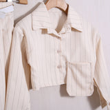 Anzug mit Palazzo-Hose