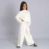 Completo Tuta Oversize Con Pantalone Gamba Larga