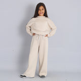 Completo Tuta Oversize Con Pantalone Gamba Larga
