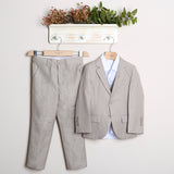 Leinenhose mit normaler Passform (Zubehör im Lieferumfang enthalten)