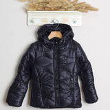 Piumino Con Cappuccio E Zip