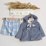 Completo Con Short+Pelliccetta+Shirt Manica Lunga