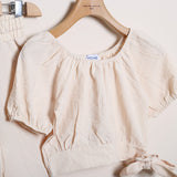 Geblümter Anzug mit Shorts