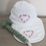 Set Cappellino+Bavetta "Isabel & Martinez"