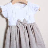 Zweifarbiges Kirschkleid