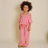 Completo In Lino Con Pantalone "Angolo Delle Meraviglie"