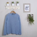 Perforierter Pullover