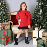 Vestito In Maglia Con Applicazioni