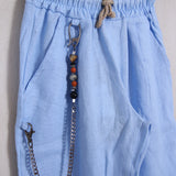 Leinenhose (Zubehör im Lieferumfang enthalten)