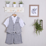 Pierre Cardin Zeremonienanzug (kurz + Hemd + Weste + Fliege)