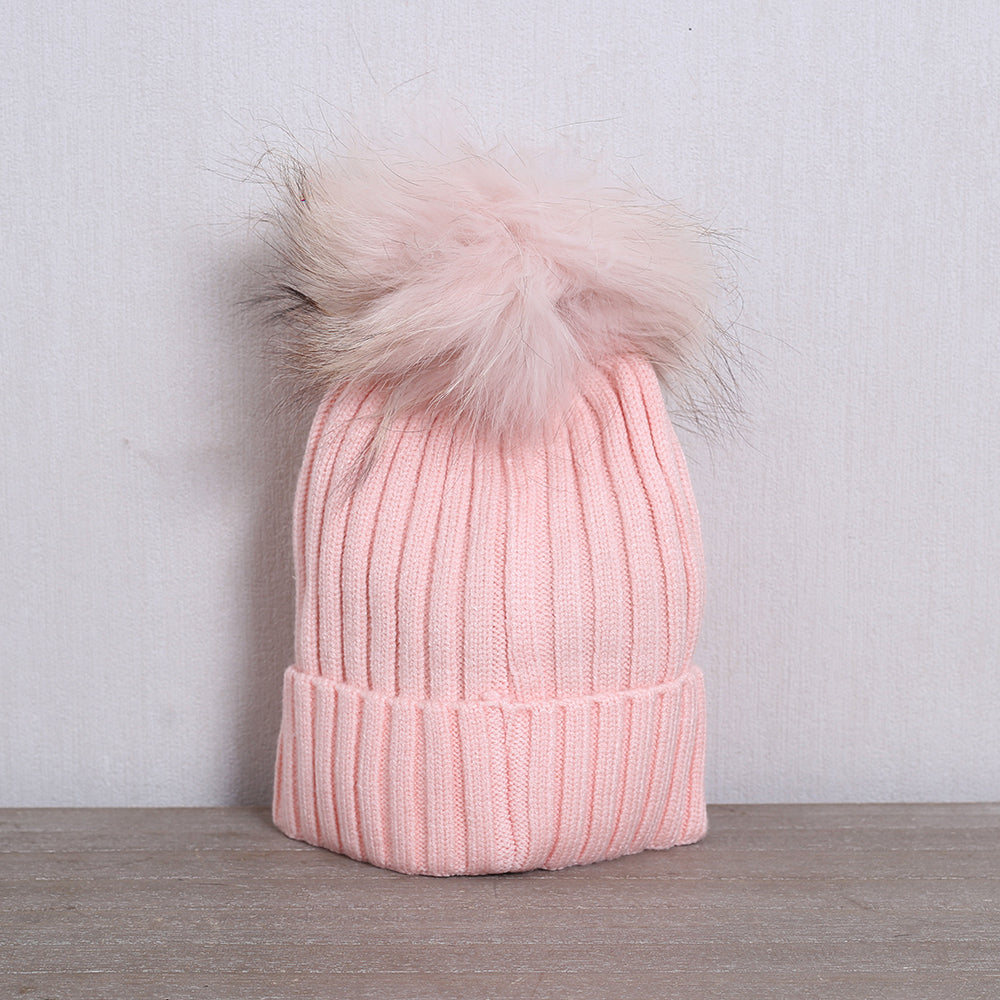 Cappello Intrecciato Pom Pom