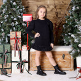 Vestito In Maglia Con Applicazioni