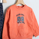 Zweifarbiges Kirschkleid