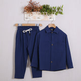 Coordinato Gessato Con Pantalone