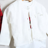 Completo Con Short+Shirt Manica Lunga+Cardigan