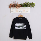 Warmes Baumwoll-Sweatshirt mit Frontprint