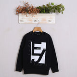 Warmes Baumwoll-Sweatshirt mit Frontprint