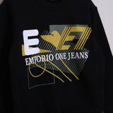 Warmes Baumwoll-Sweatshirt mit Frontprint