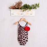 Einteiliger Badeanzug mit Animal-Print