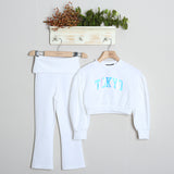 Completo Tuta Con Pantalone A Zampa