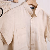Coordinato Lino Con Camicia