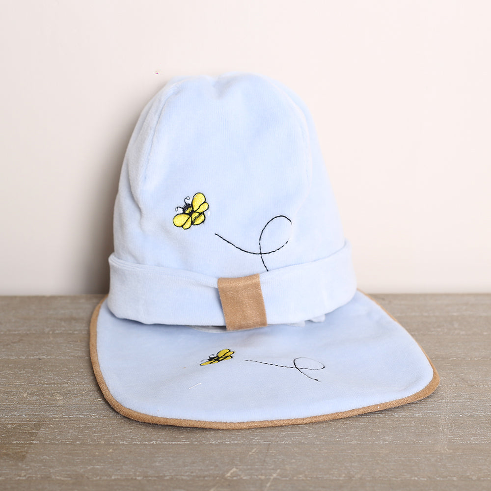 Set Cappellino+Bavetta "Teneri & Belli"