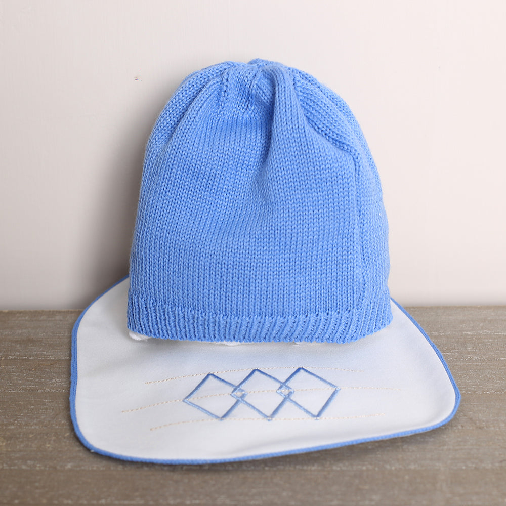 Set Cappellino+Bavetta "Teneri & Belli"