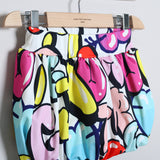 Geblümter Anzug mit Shorts