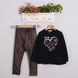 Completo Con Leggings Caldo Cotone