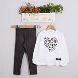 Completo Con Leggings Caldo Cotone