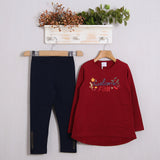 Completo Con Leggings Caldo Cotone